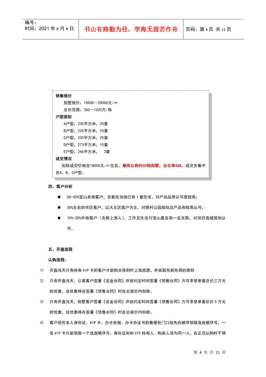 某地产叶上海成功开盘营销分析_第4页
