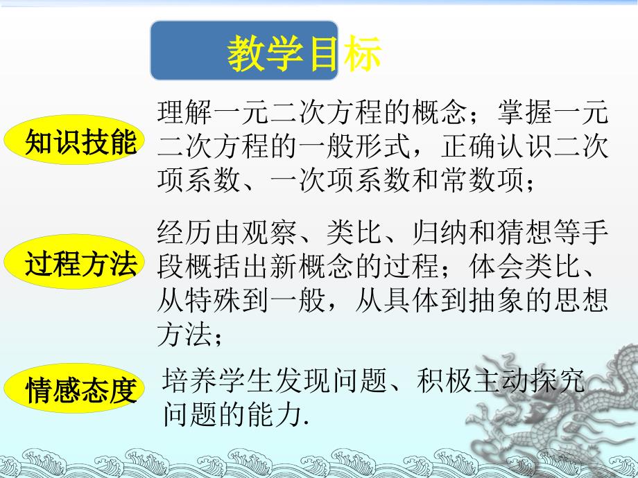 人教版九年级上册新第21章一元二次方程211一元二次方程教学公开课课件13张2_第4页