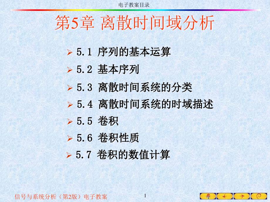 信号与系统-离散时间域分析.ppt_第1页