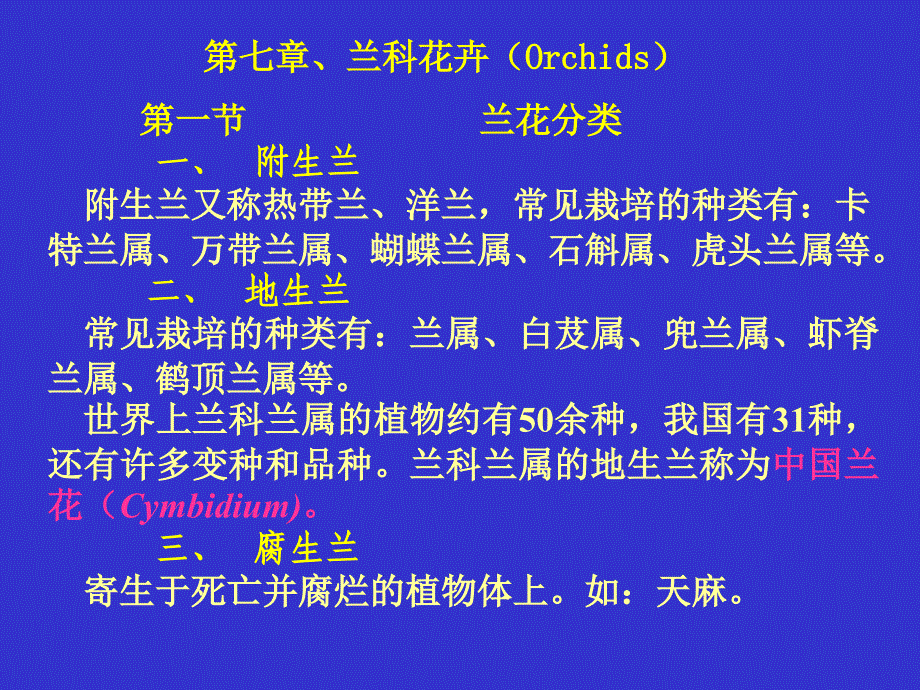 [农学]兰花多媒体教学_第1页