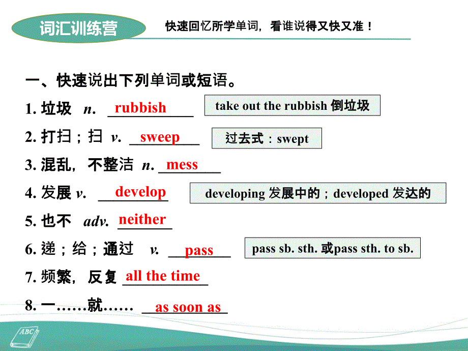 Unit3could-you-please-clean-your-room总复习课件_第4页