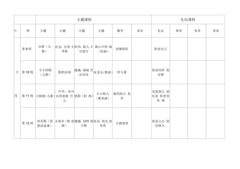 中班上学期月计划表_第3页