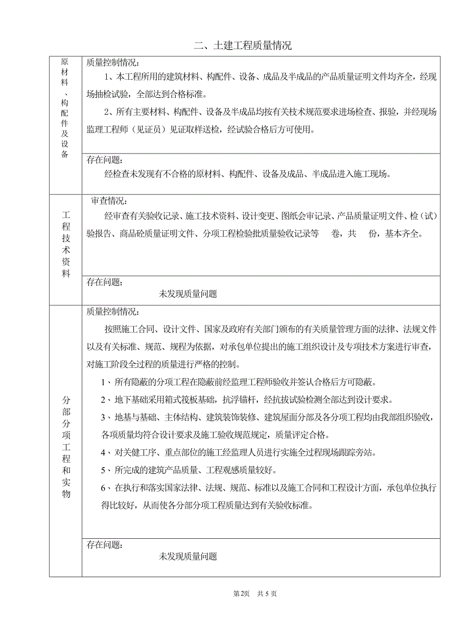 房屋建筑工程监理评估报告范本.doc_第3页