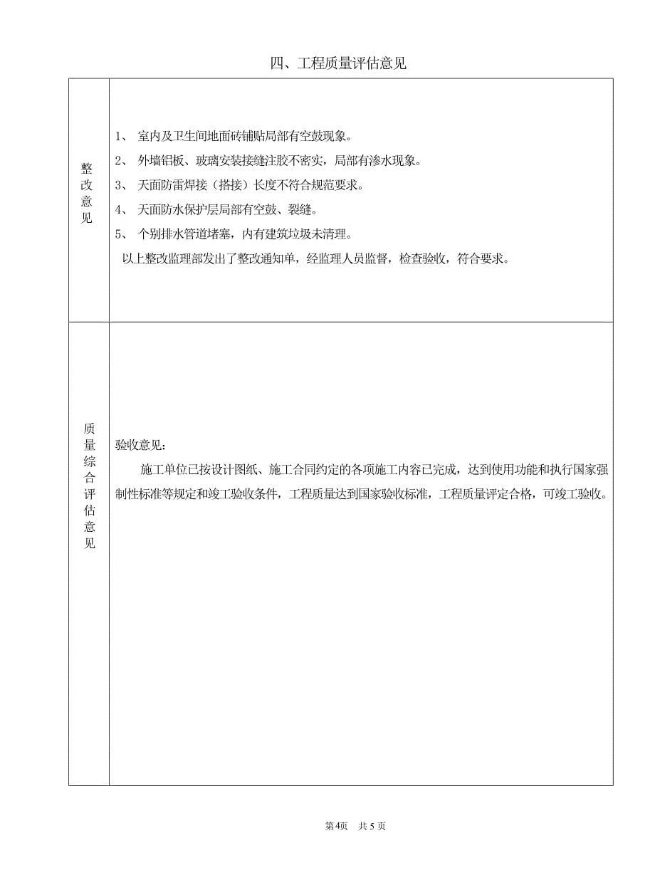 房屋建筑工程监理评估报告范本.doc_第5页