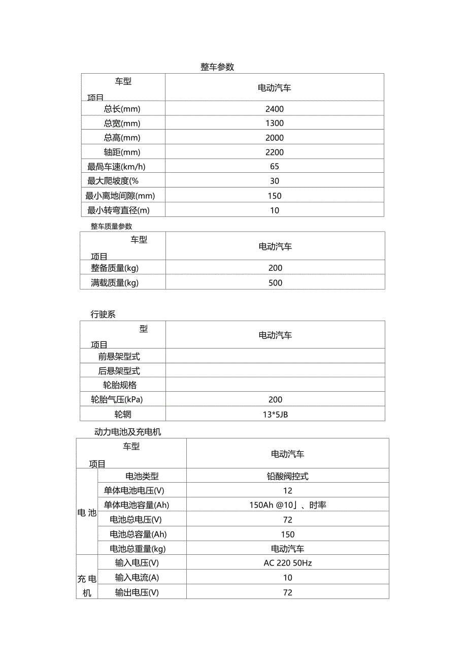 电动汽车设计说明1_第5页