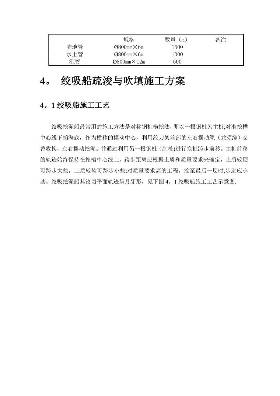 XX国际集装箱码头工程I标段疏浚与吹填施工方案_第5页