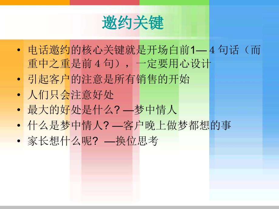 电话话术培训邀约话术教育培训PPT课件_第3页