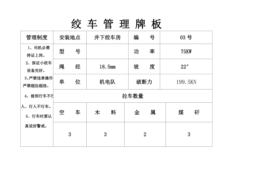 绞车管理牌板.._第3页