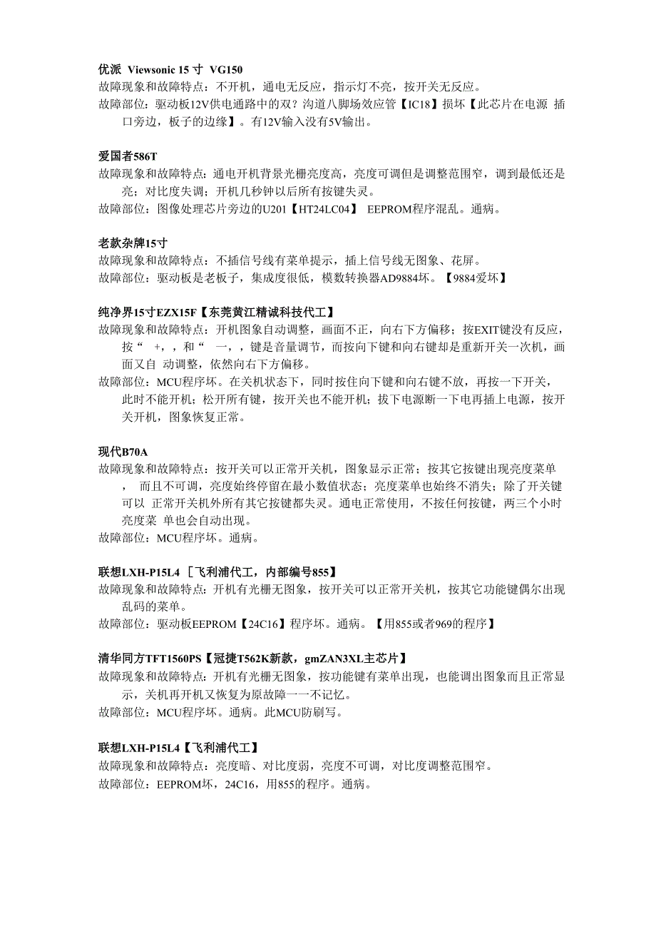 液晶显示器故障实例_第3页