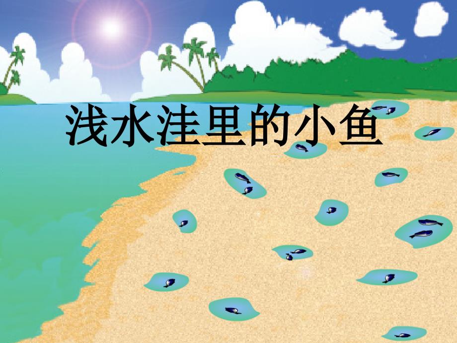 浅水洼里的小鱼教学课件_第3页