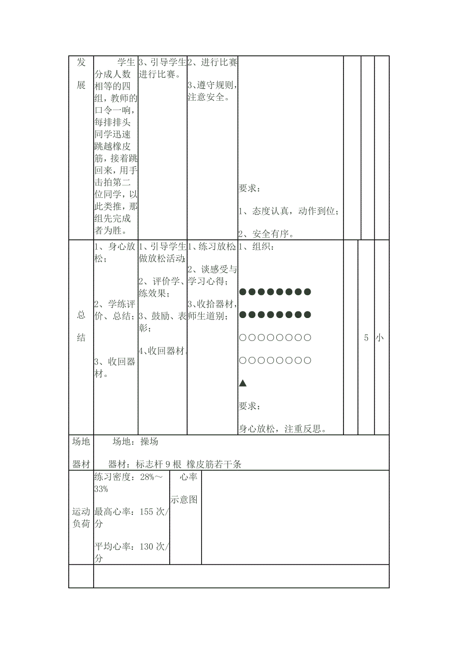 五年级体育立定跳远教案_第3页