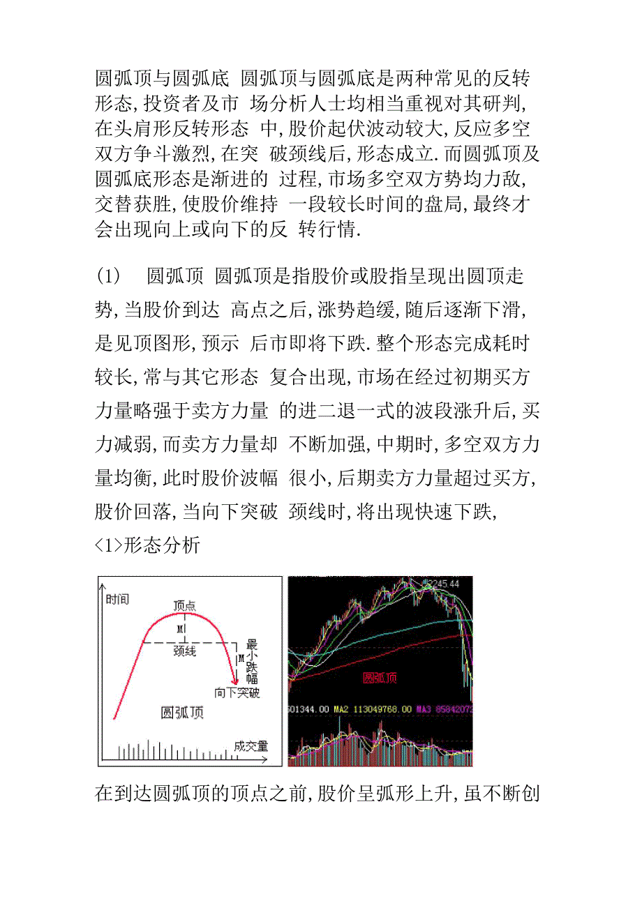 圆弧顶与圆弧底解读_第1页