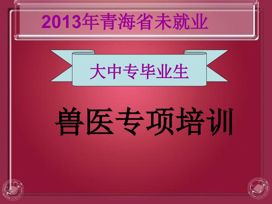 执业兽医-公务员-事业考试培训4H钟_第1页