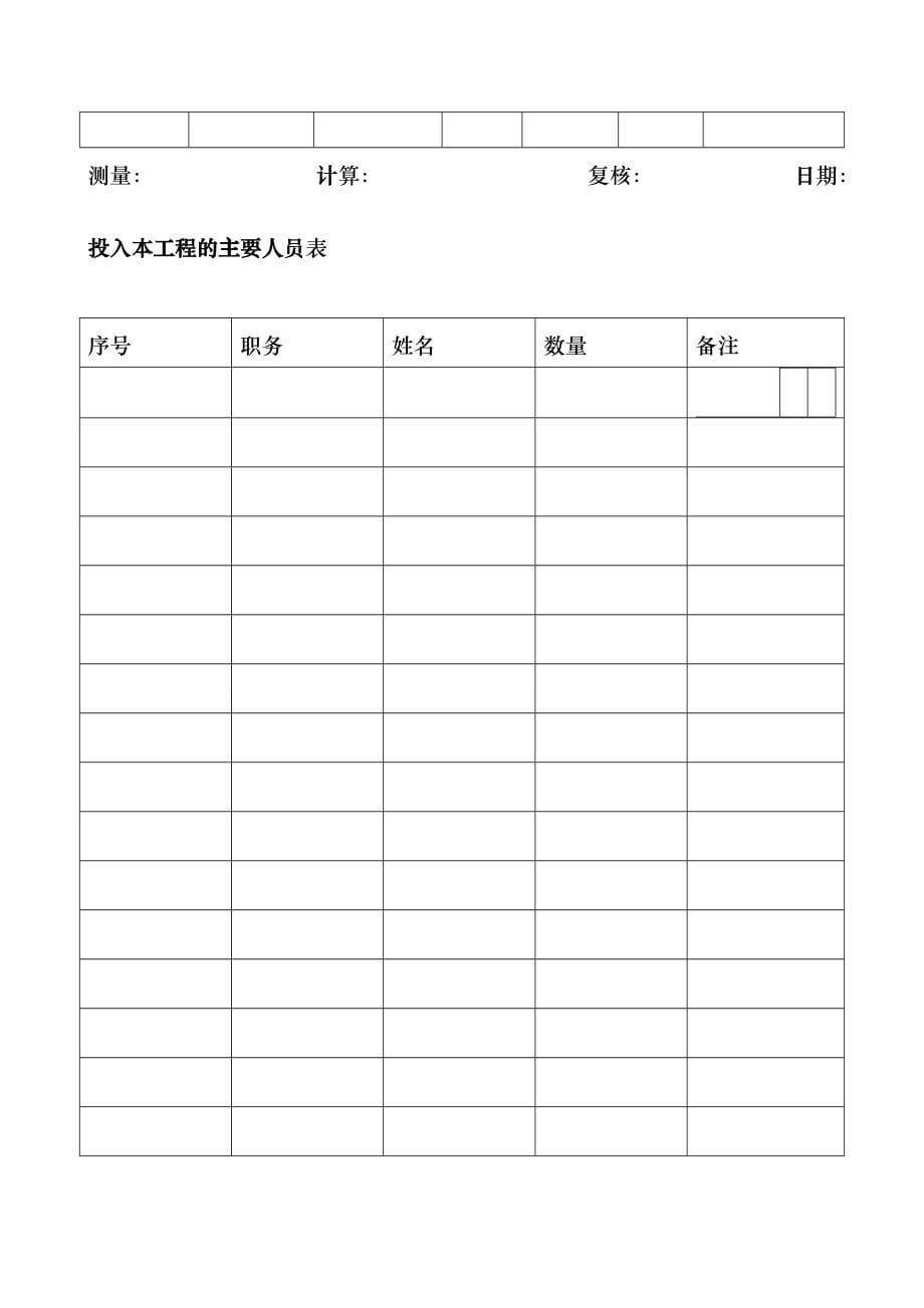 公路工程常用表格汇总cqqa_第5页