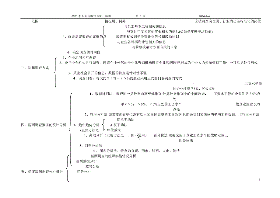 二级人力资源管理师笔记(第五章-薪酬管理)_第3页