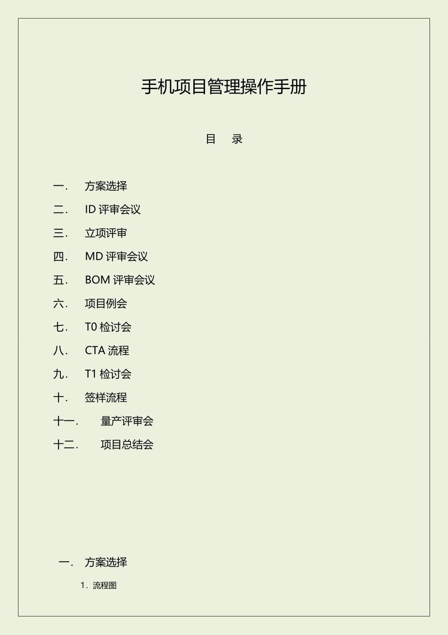 项目管理手册_第1页