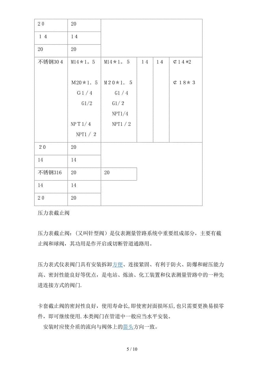 压力表简单介绍_第5页