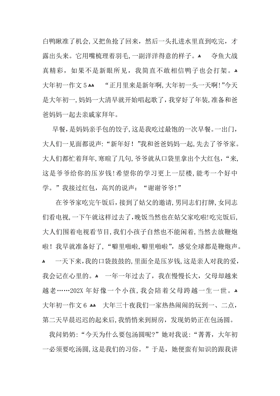 大年初一作文_第4页