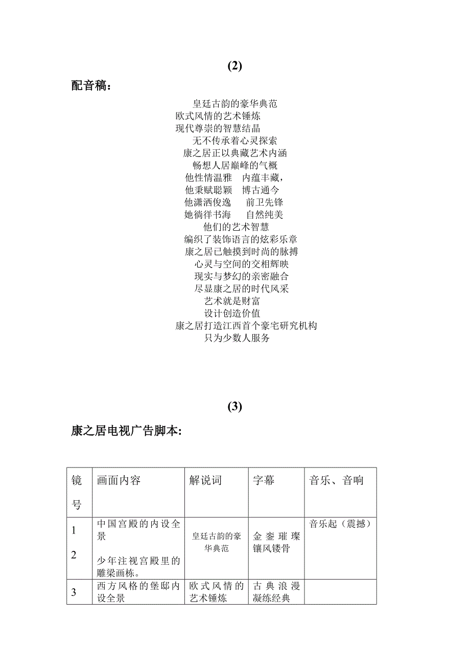 康之居装饰的广告策划文案001_第3页