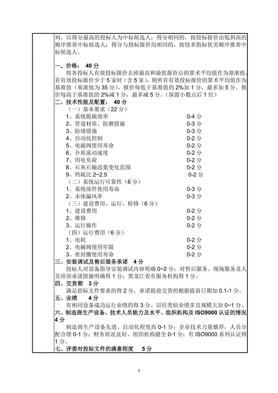 锅炉炉内喷钙干法脱硫招标文件_第5页