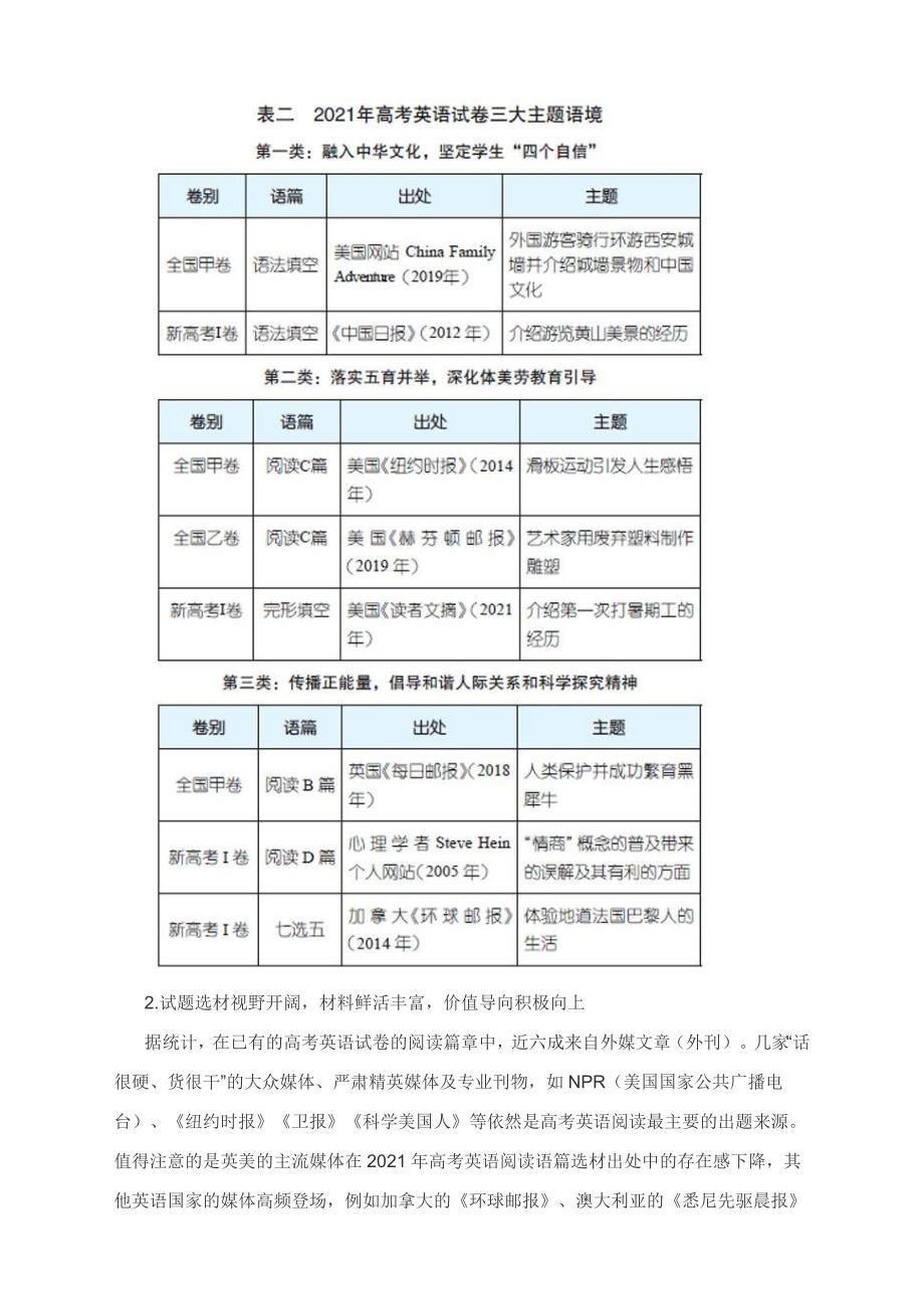 高考英语：新课改深化背景下高考英语试题分析及2022年备考建议.docx_第2页