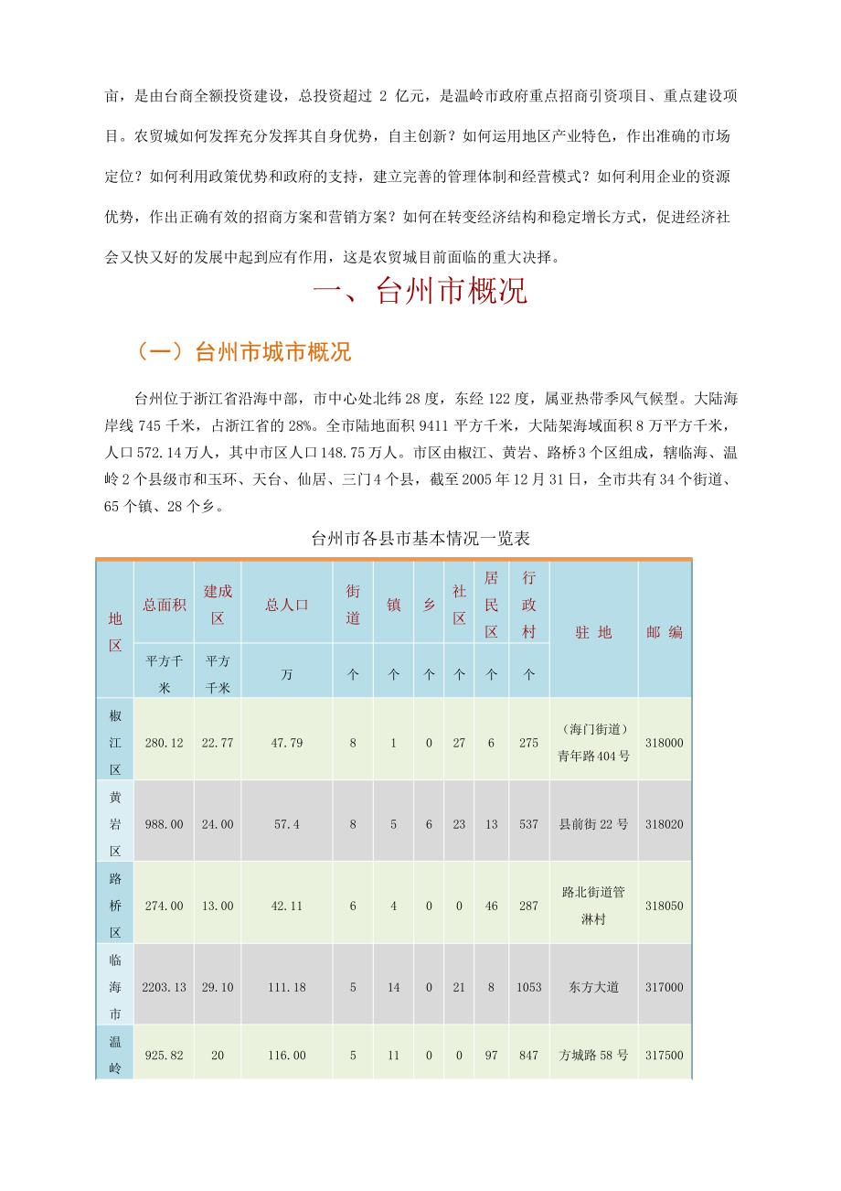 温岭市农贸城招商策划大纲处理过的修改稿_第3页