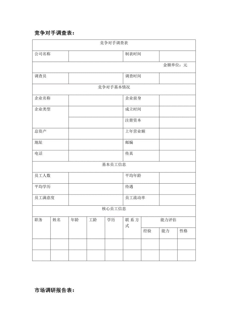 模板市场调研流程及表单.doc_第5页