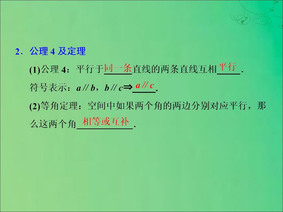 高中数学第二章点直线平面之间的位置关系2.1.2空间中直线与直线之间的位置关系课件新人教A版必修2_第4页