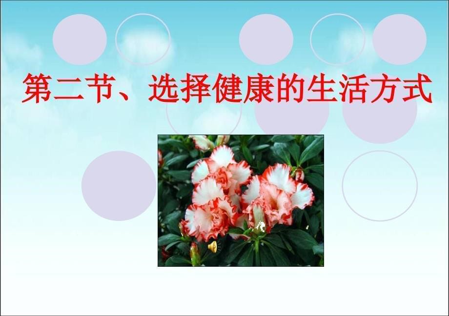 第二节《选择健康的生活方式》课件_第5页