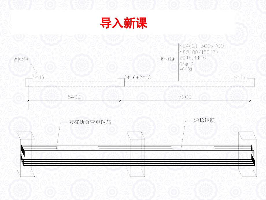 建筑结构识图框架梁详图绘制与纵筋计算_第3页