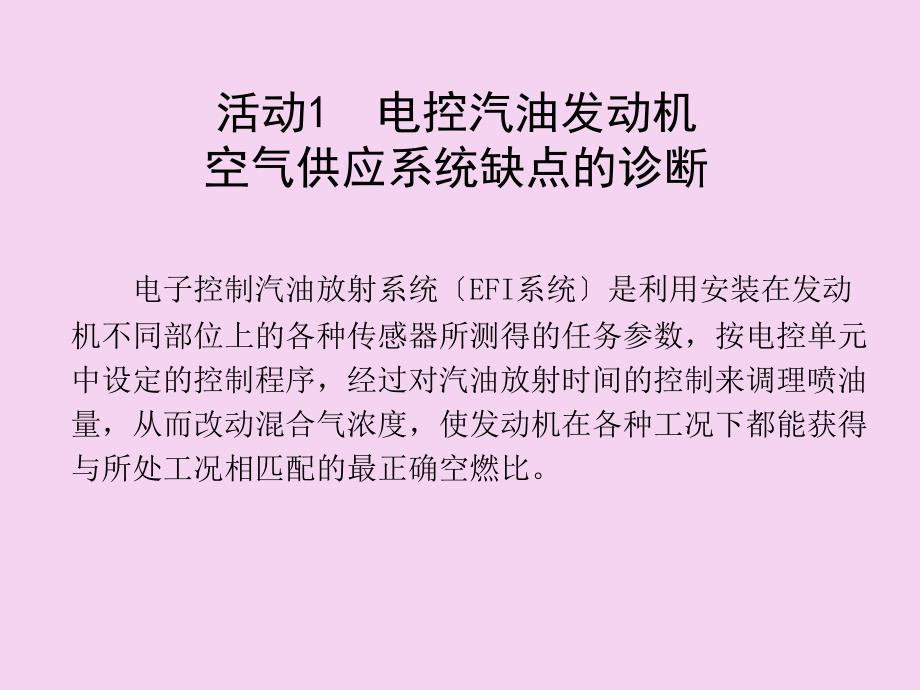 汽油机空气供给系故障诊断ppt课件_第2页