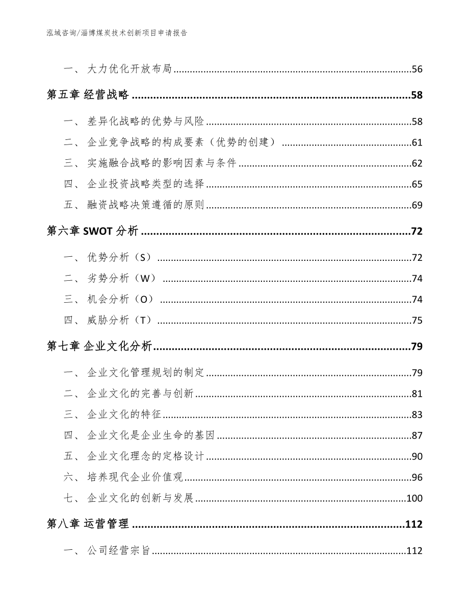 淄博煤炭技术创新项目申请报告_第5页