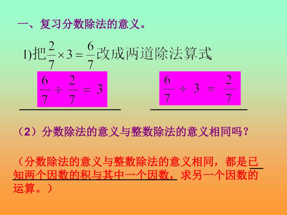 小学数学六年级分数除法单元复习_第2页