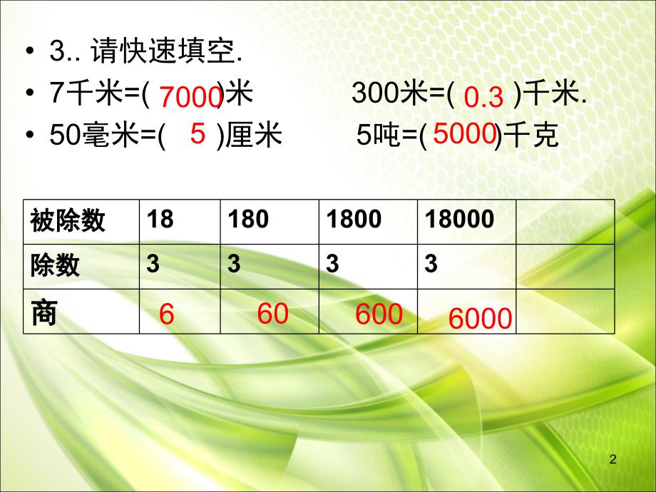 新人教版五年级数学上册除数是整数的小数除法课堂PPT_第2页