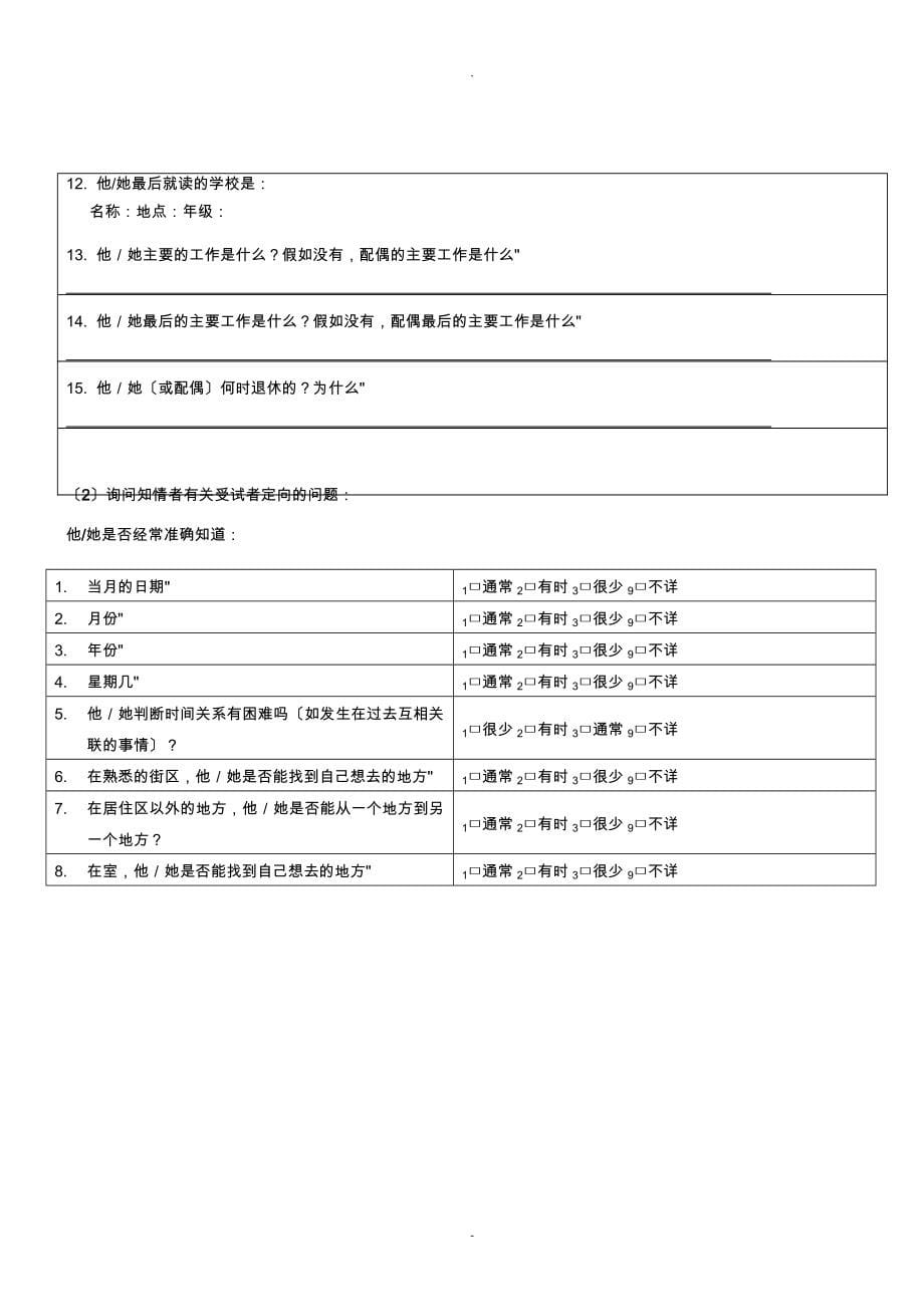 七个痴呆量表综合_第5页