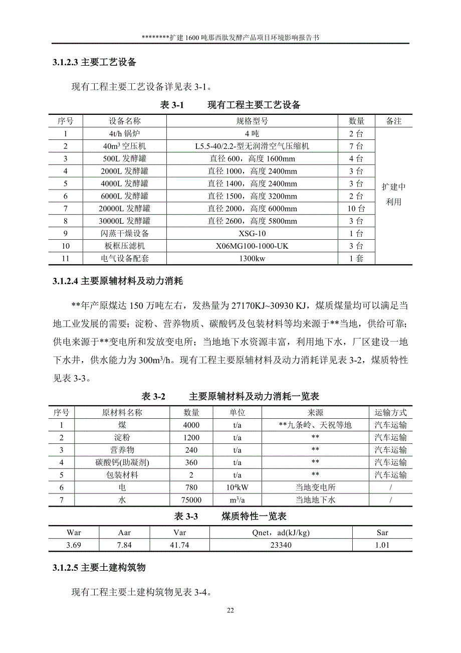 扩建1600吨那西肽发酵产品项目环境影响报告书工程分析_第2页