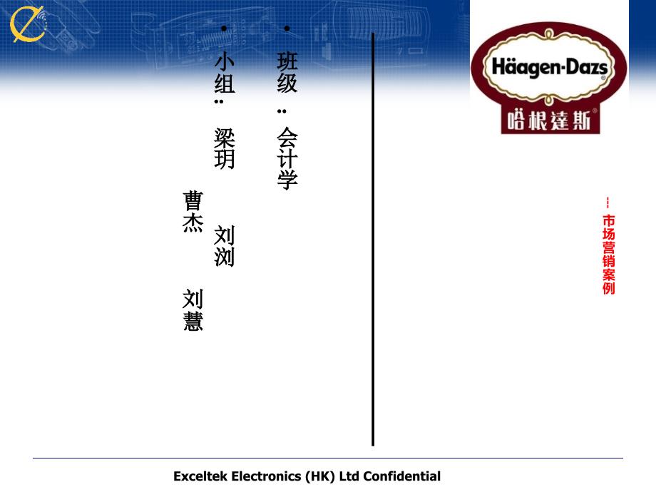 哈根达斯市场营销案例描述课件_第1页