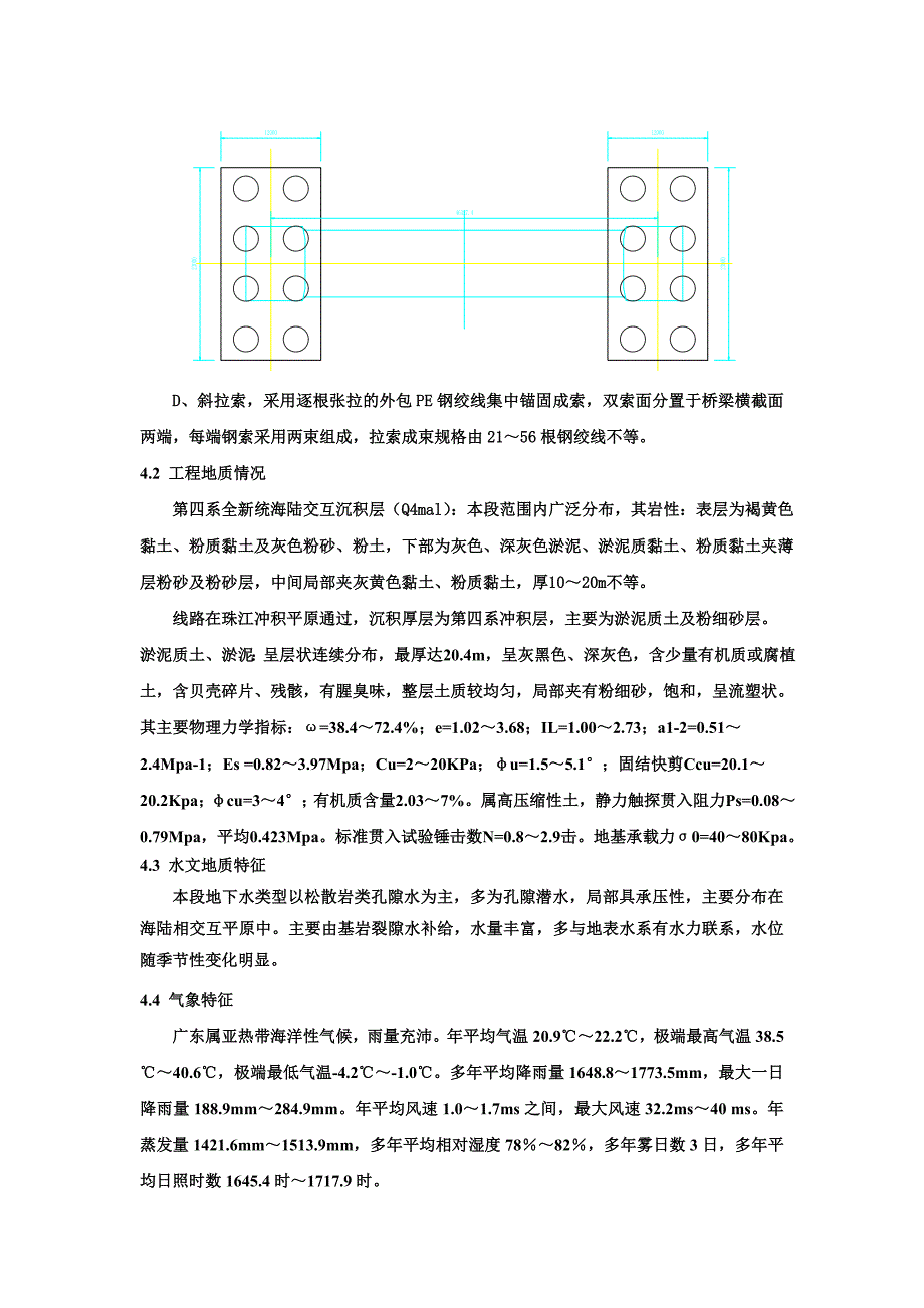 铁路跨路斜拉桥施工组织设计概述_第4页