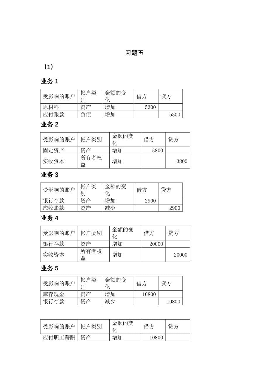 会计学答案陈信元第三版_第5页