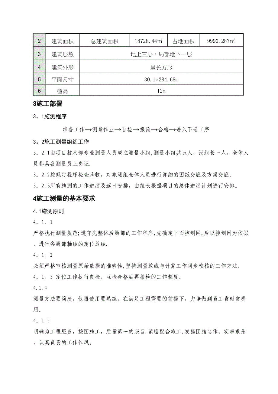 XX商业楼测量施工方案(实用资料)(DOC 46页)_第4页