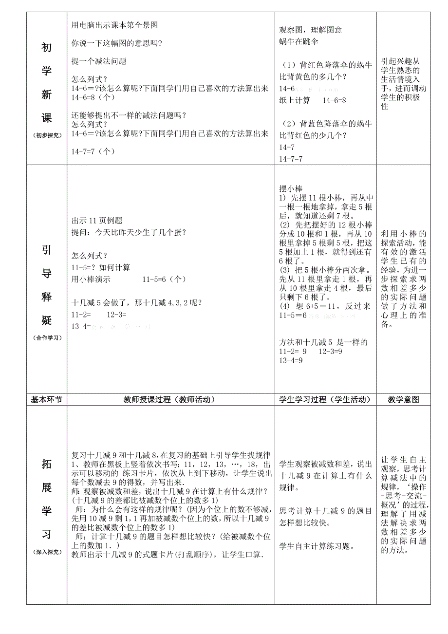 2022年一年级数学下册第一单元第5节跳伞表演(第1课时)导学案教学设计_第4页