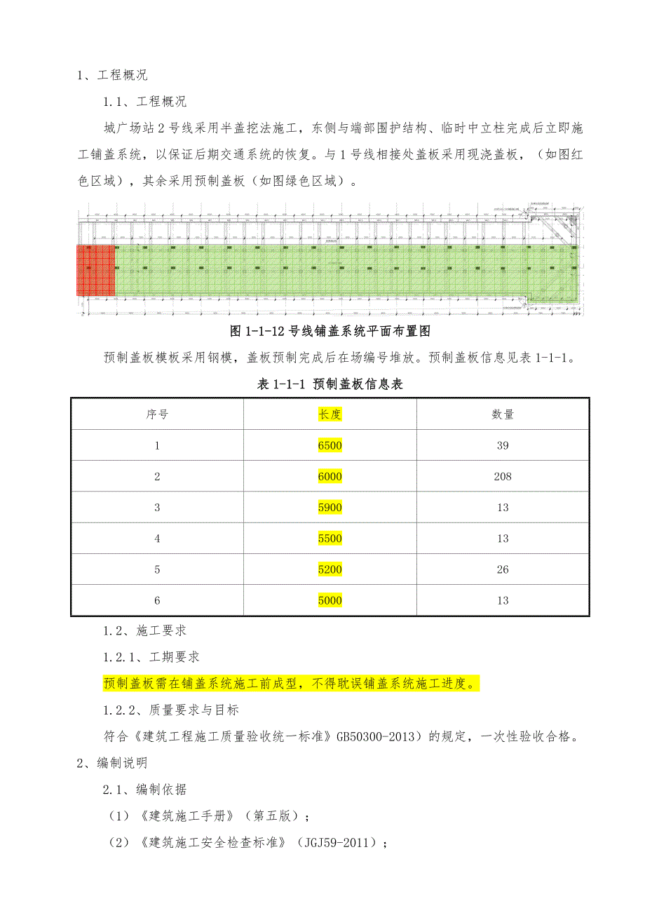 预制盖板工程施工组织设计方案_第1页