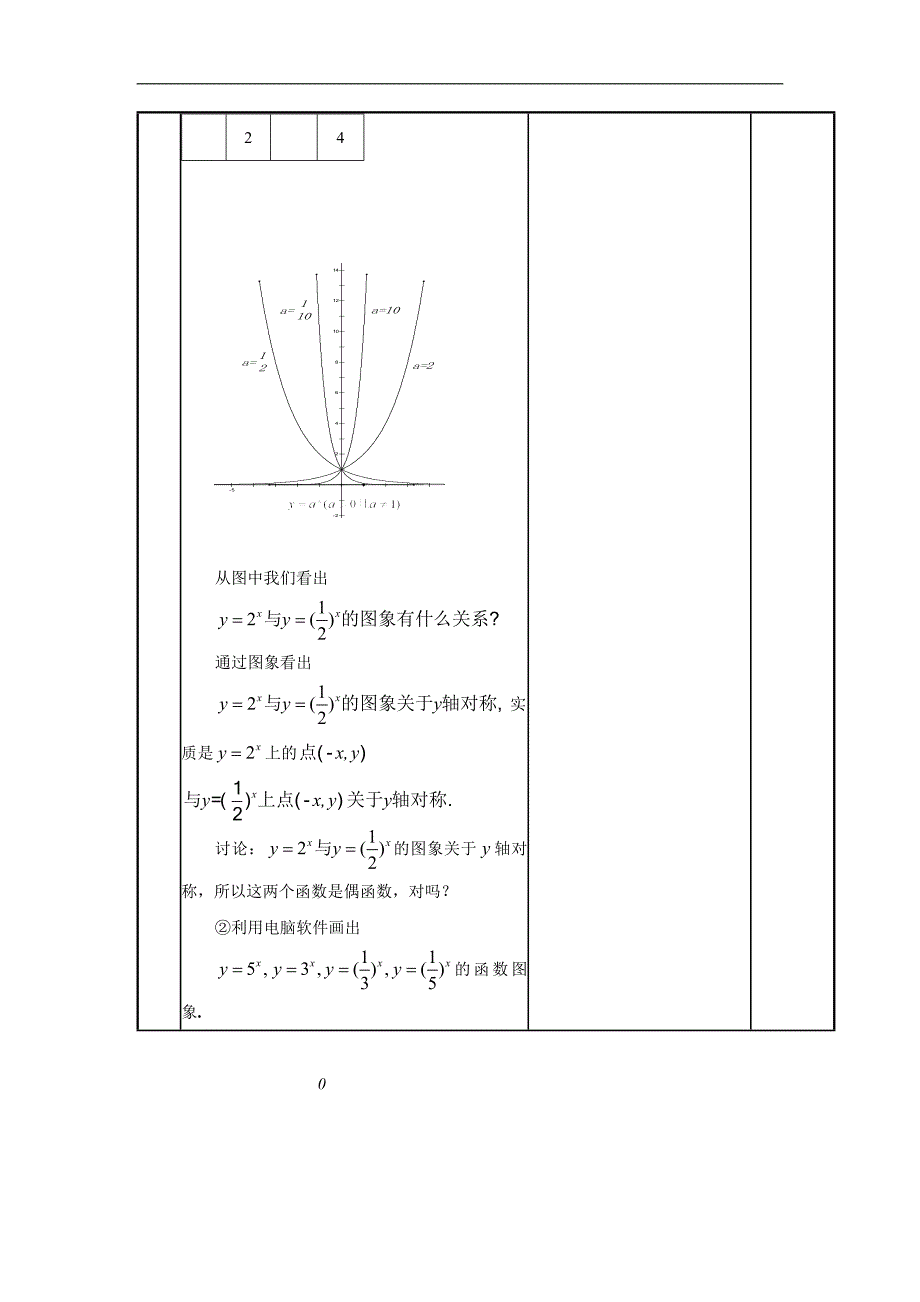 人教A版数学必修一《212指数函数及其性质》教案.doc_第4页