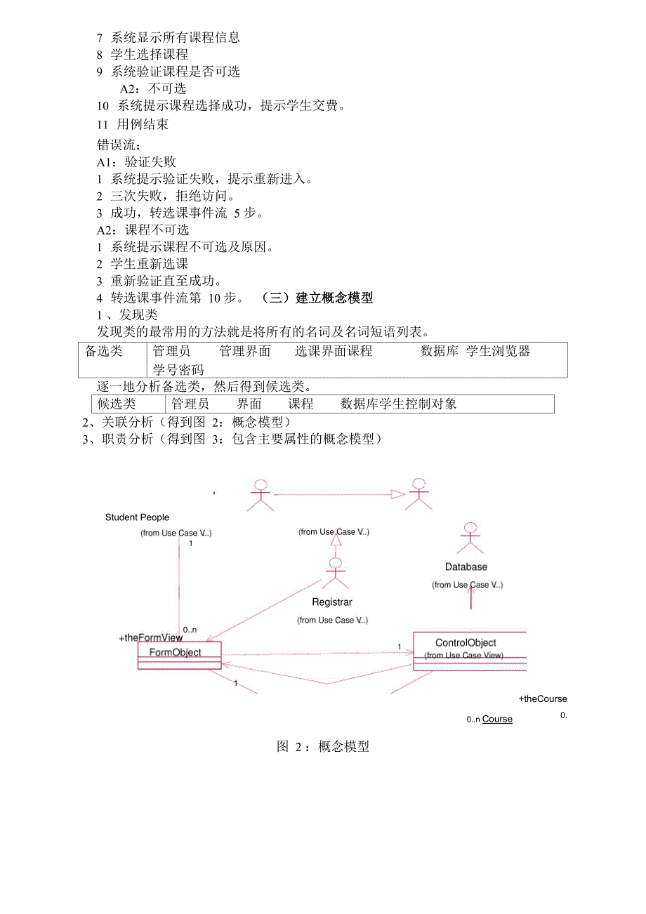 网上选课系统需求建模_第4页