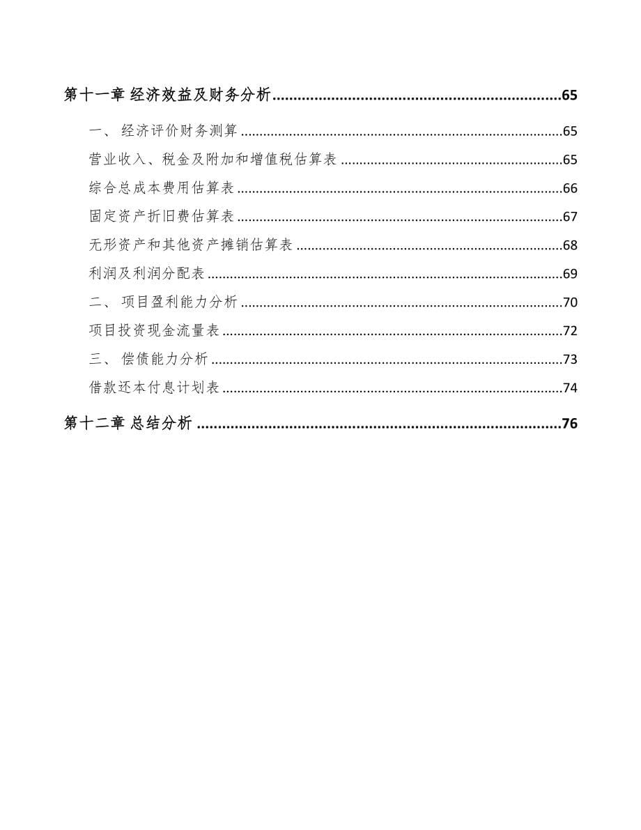 陕西医用敷料项目可行性研究报告(DOC 55页)_第5页