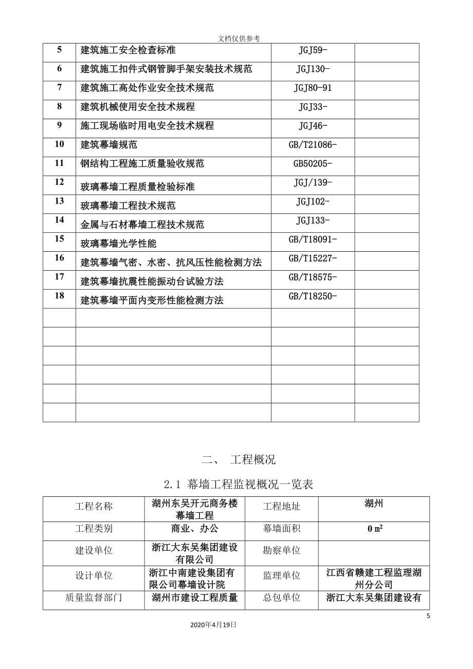 商务楼幕墙工程施工组织设计.doc_第5页