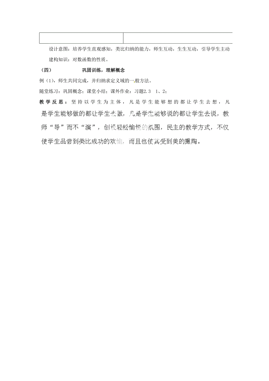 高二数学对数函数教案_第4页