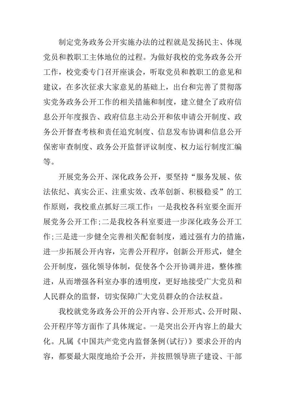 党务政务公开自查报告.docx_第5页