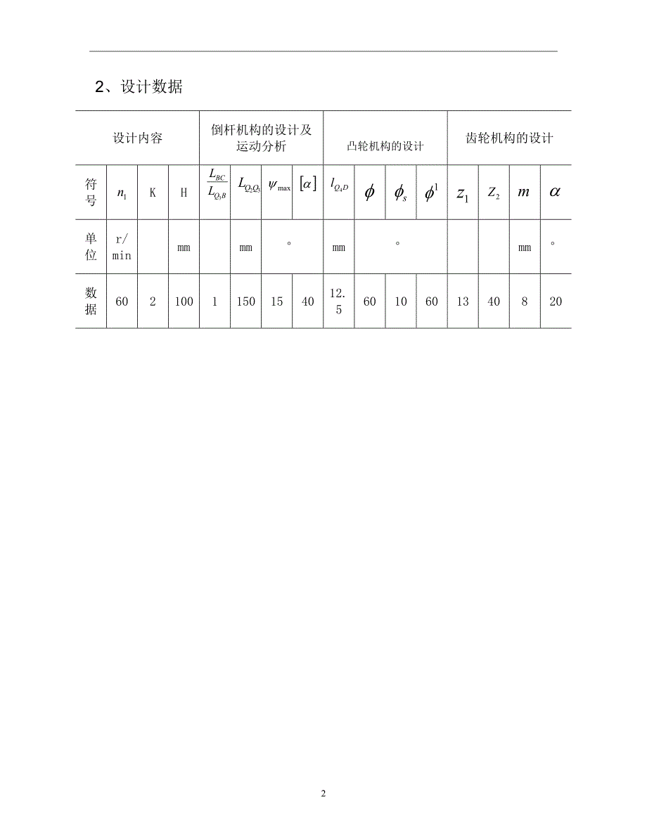 机械原理课程设计插床机构设计.doc_第4页