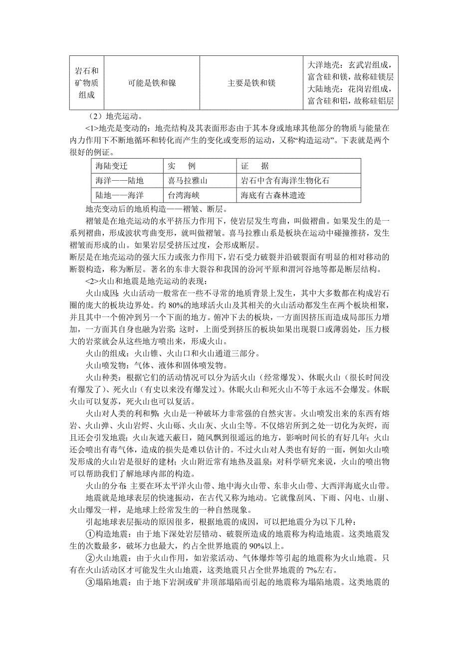 九年级自然科学地球的知识;宇宙的概况浙江版知识精讲_第5页